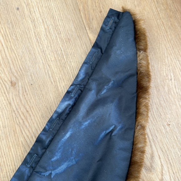 Attachable Faux Mink Fur Coat Collar / Stole - Picture 4 of 7